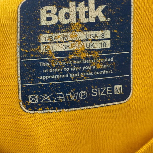 Bdtk T-shirt size Medium like new, yellow