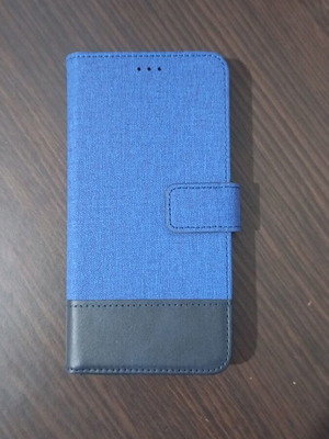 Θήκη κινητού Samsung A10, μπλε και μαύρο, καινούργια στο κουτί