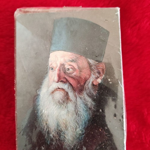 Portrait of Elder Nektarios Vitalis new, realistic painting