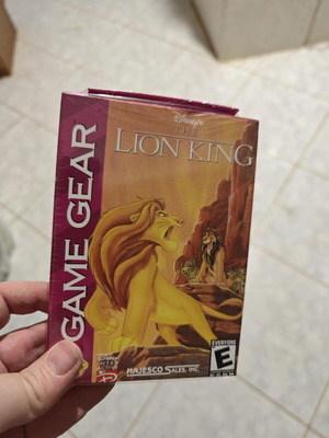 Lion King for Sega Game Gear new, sealed