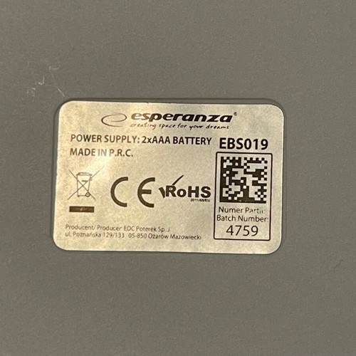 Esperanza EBS019 electronic baby scale like new, 0.03 to 20kg