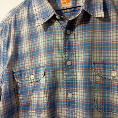 Boss Orange shirt like new, 100% cotton, size XXL, colorful