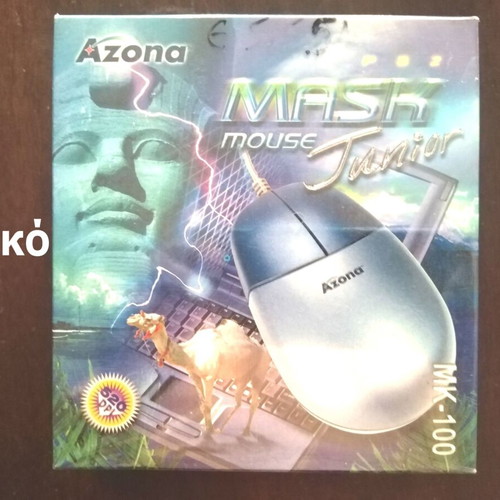 Azona Mask Junior MK100 PS2 ball mouse 520dpi new, white