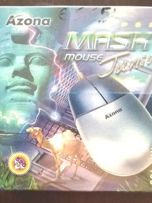 Azona Mask Junior MK100 PS2 ποντίκι με μπίλια 520dpi καινούργιο, λευκό
