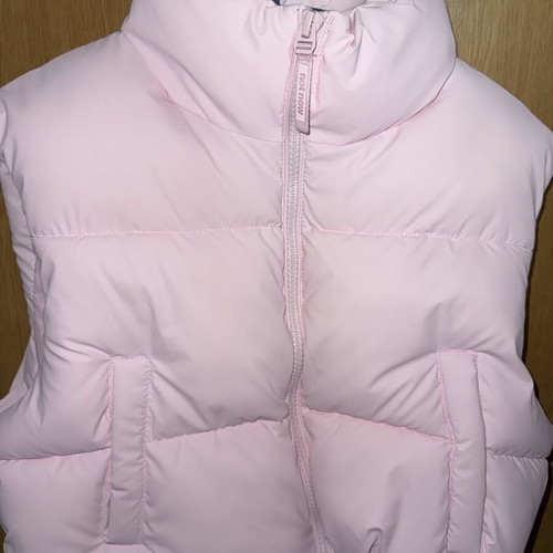 Bershka pink sleeveless jacket, size M