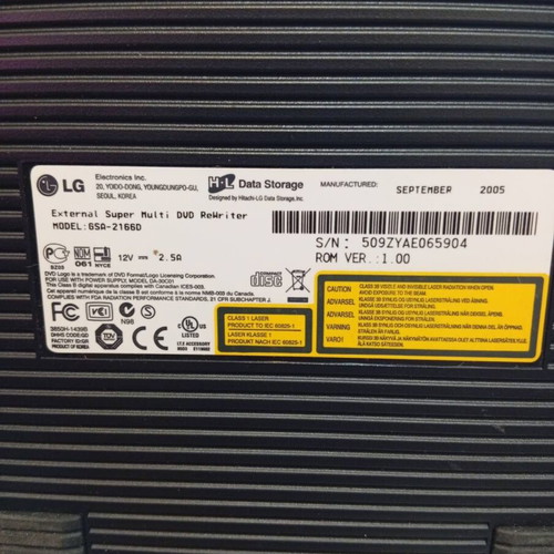 LG External Super Multi DVD Rewriter like new