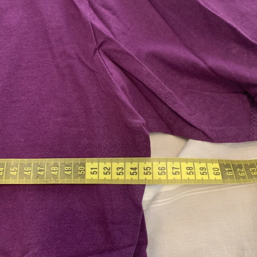 Cotton T-shirt XL used, purple with cosmos astronaut print