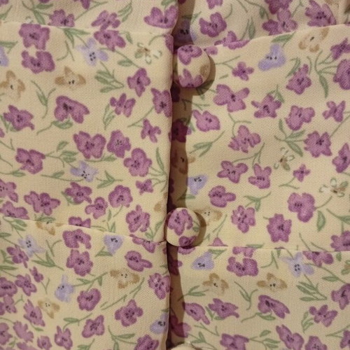 Floral dress Rut & Circle like new, size S, white and purple