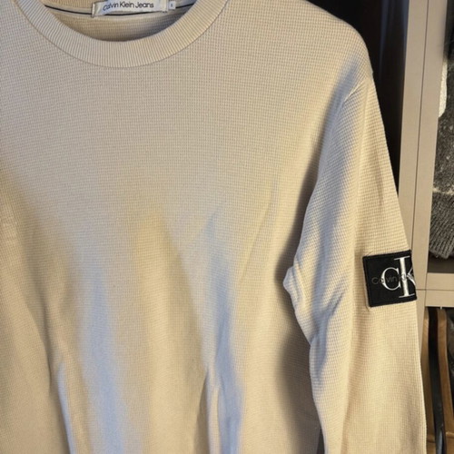 Calvin Klein men pullover size S new beige