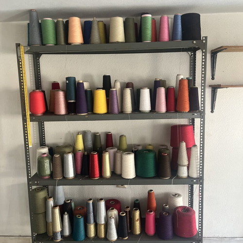 Mixed wool and acrylic threads like new, assorted colors