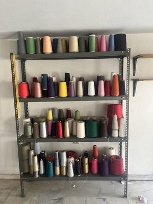 Mixed wool and acrylic threads like new, assorted colors
