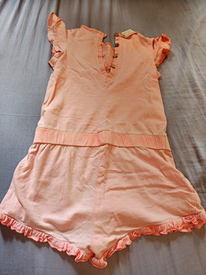 Zara girls' orange romper size 122 cm used