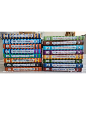 Diary of a Wimpy Kid books used, volumes 1 to 14 in Greek
