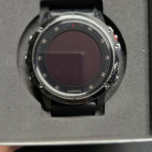 Garmin Fenix 5X Plus Sapphire smartwatch used with new strap