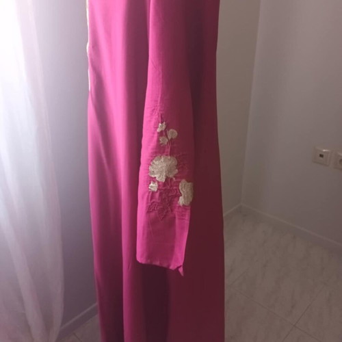 Maxi kaftani ruby new, one size with gold details