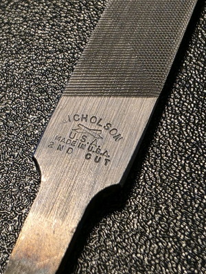 Nicholson 2ND CUT silversmith files new, pack of 3
