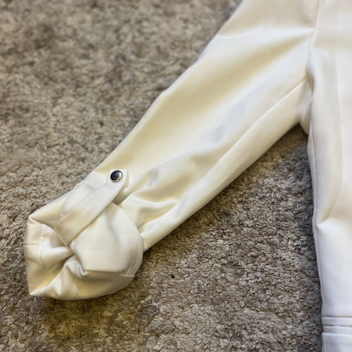 Bershka blazer jacket Small like new, white with fitted waist