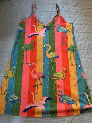 Flamingo camis dress size Small, new, Shein