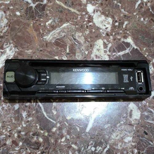 Kenwood KDC-101U car radio CD faceplate like new