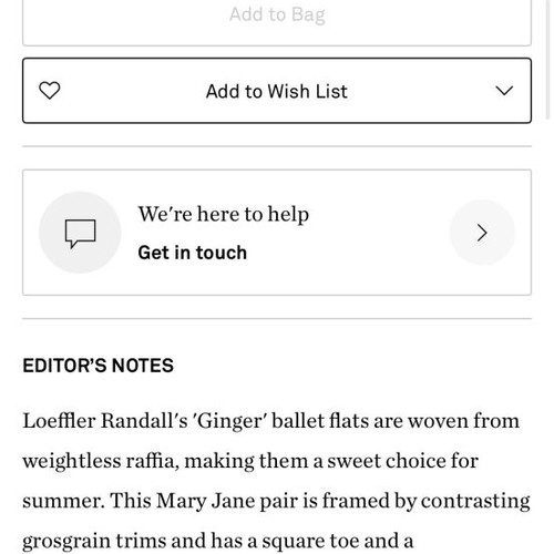 Mary Jane Loeffler Randall ballet flats size 40 like new, beige