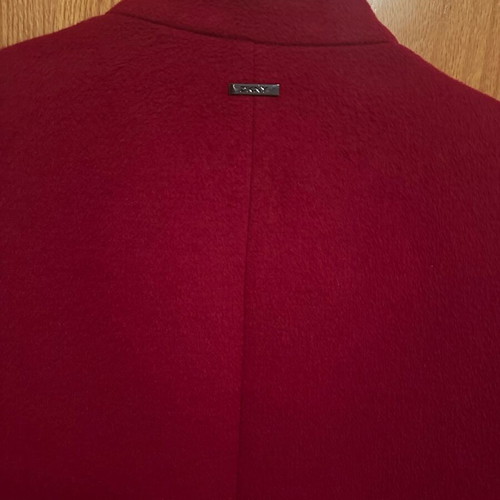 DKNY red coat size XS like new with buttons