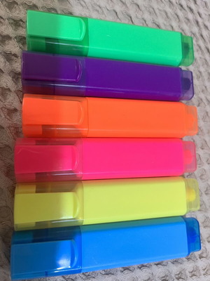 Highlighters set of 6 different colors new