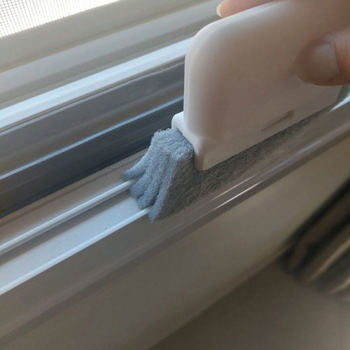Cleaning brush for window frames new
