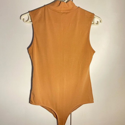 Brown Pink Woman bodysuit like new, size M