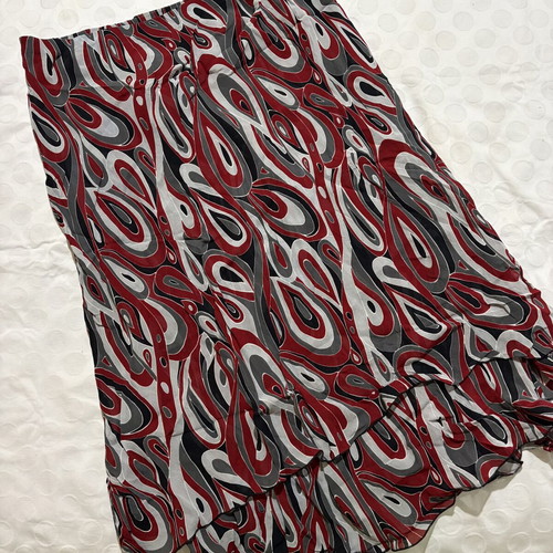 Vintage midi skirt like new, size XXL, multicolor