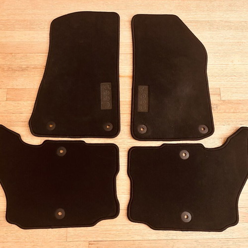 Authentic MOPAR floor mats for Jeep Wrangler 4 door