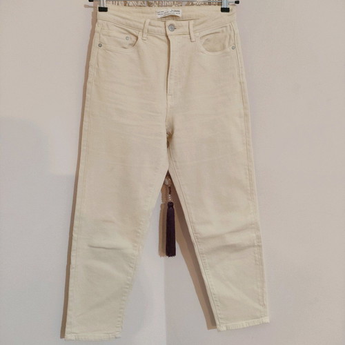 Stradivarius beige mom jeans like new, size L