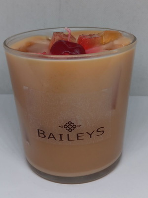 Χειροποίητο κερι Baileys με άρωμα Baileys, ποτήρι 380 ml