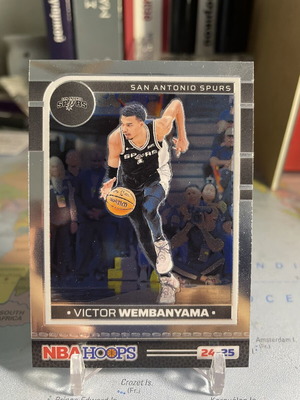 NBA Hoops 2024-25 Victor Wembanyama Silver card like new