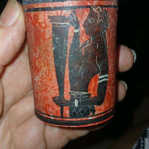 Egyptian collectible shot glass used