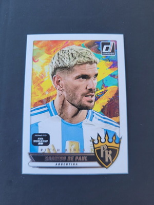 Rodrigo De Paul Pitch Kings card like new