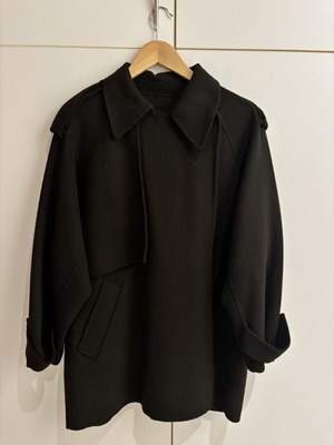 Massimo Dutti oversized coat like new, brown, size S