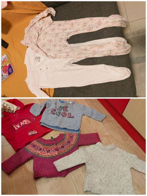 Clothes pack for girl 12-18 months used