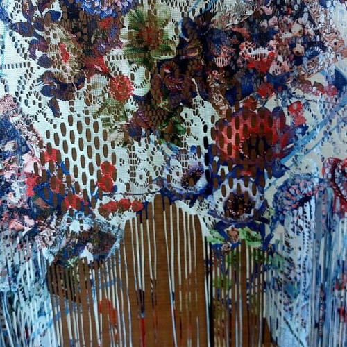 Floral Kimono Caftan with Long Fringes like new