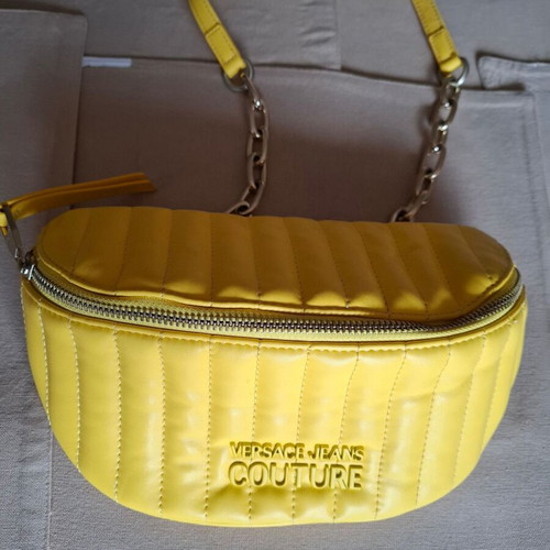 Versace waist bag used, yellow