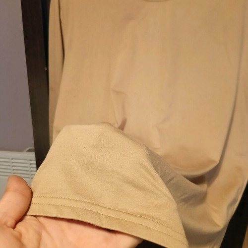Women's thin long-sleeve shirt used, camel Miss June
