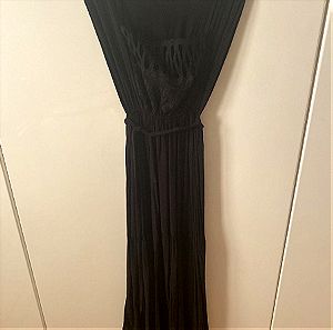 Nidodileda vintage μαύρο φόρεμα - Nidodileda vintage black dress with lace