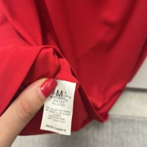 Mini dress with open back by Stelios Koudounaris, like new, red, size M