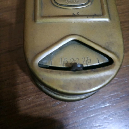 Room thermometer used, very old, made in America