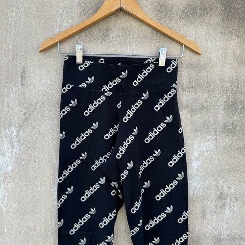 Adidas legging like new, size S-M, black and white