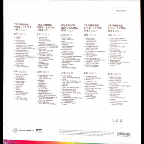 Now Yearbook 80-84 Various σετ 5 LP