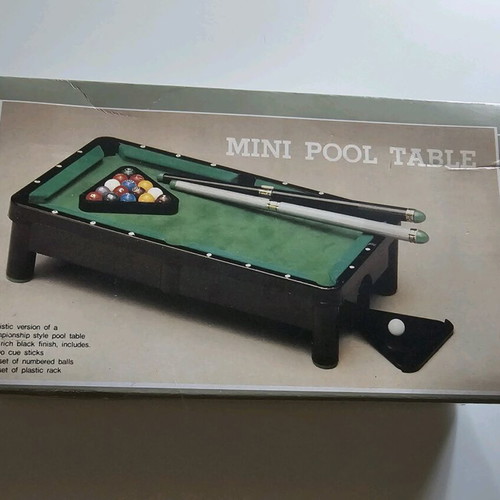 Vintage mini pool table new, 1990s
