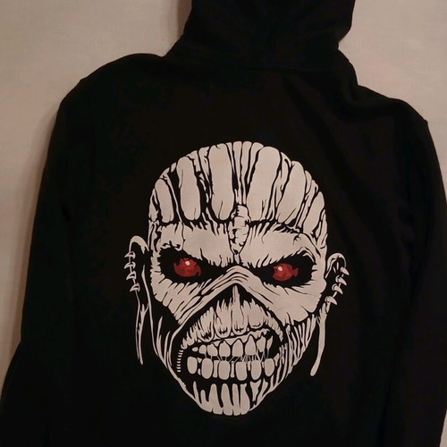 Iron Maiden Book Of Souls Fruit of the Loom hoodie like new, size M