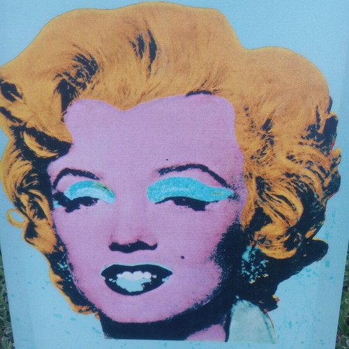 Pop Art Canvas Print Marilyn Monroe used, Andy Warhol style