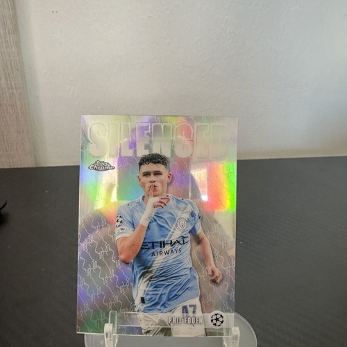 Topps Chrome UCC Phil Foden Silenced #SHH-10 card new