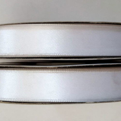 Satin ribbons double-sided pack of 2, 1.5 cm width, 50 meters each new